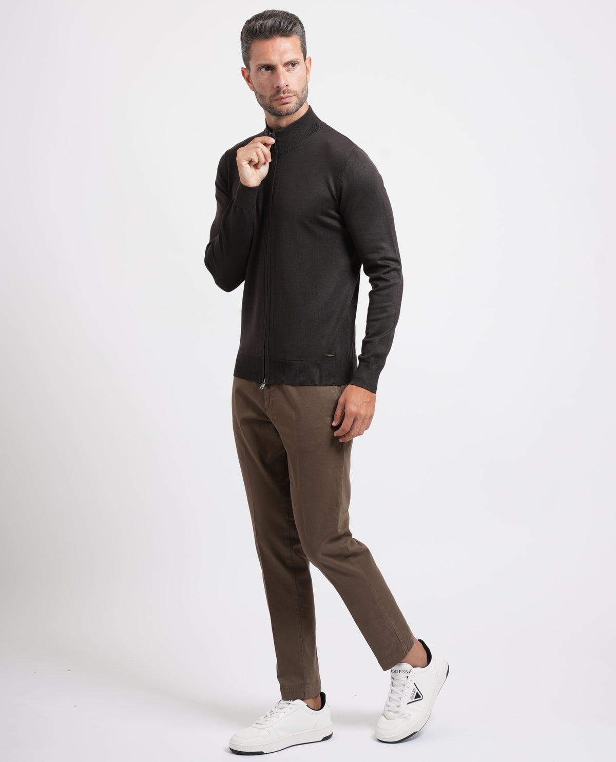 Maglione fullzip Sette/Mezzo uomo 