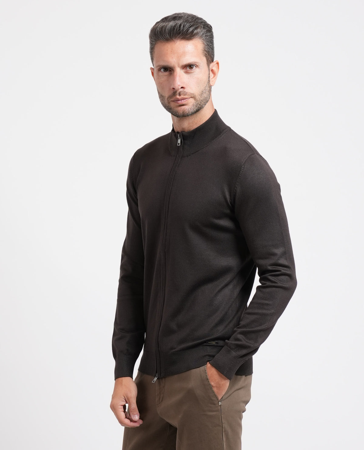 Maglione fullzip Sette/Mezzo uomo 