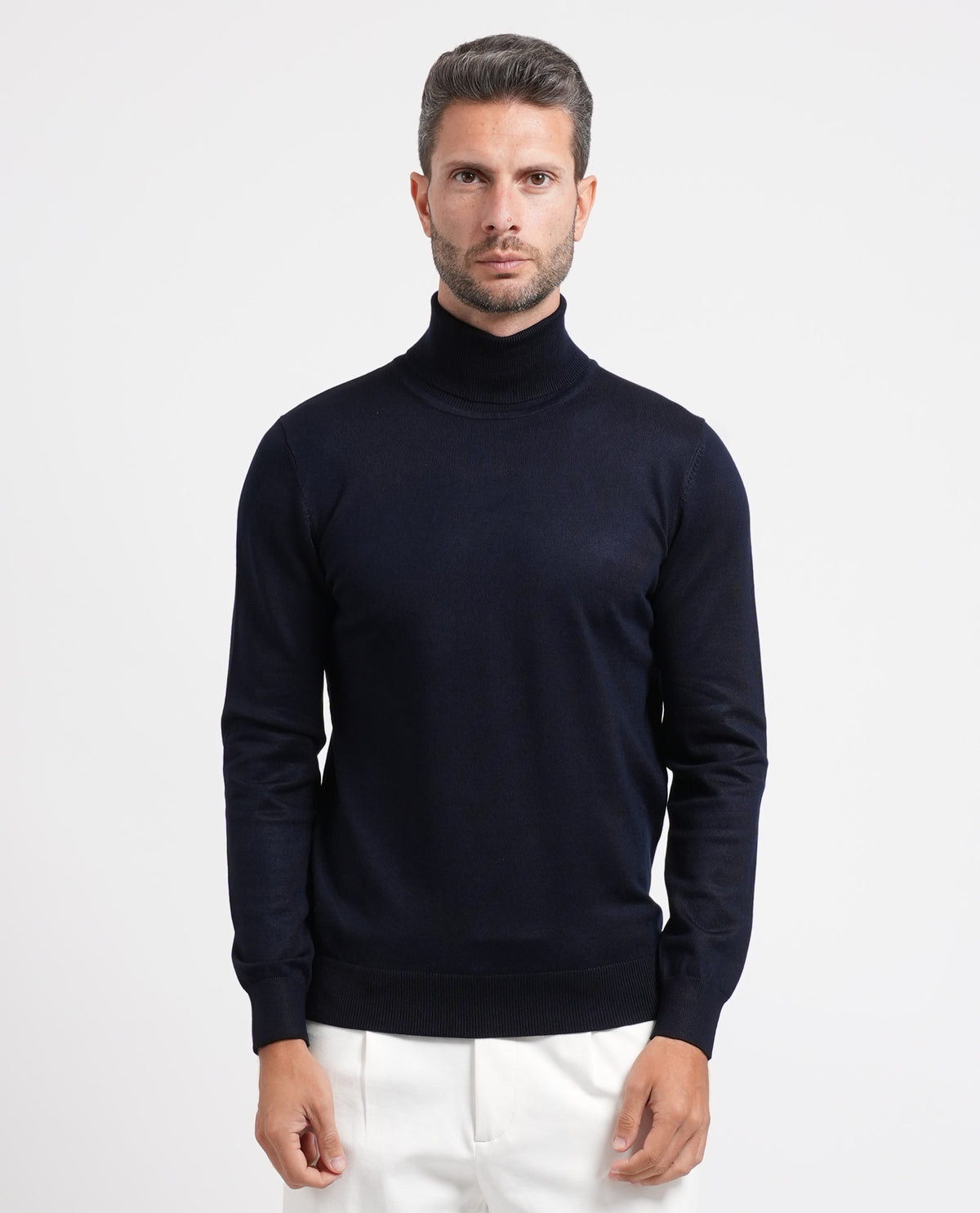 Maglione uomo Sette/Mezzo a collo alto 