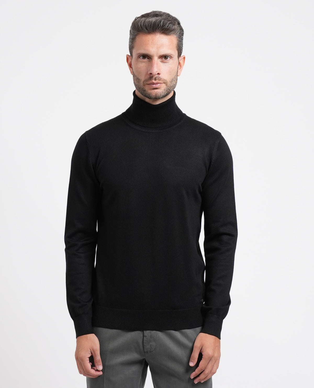 Maglione uomo Sette/Mezzo a collo alto 