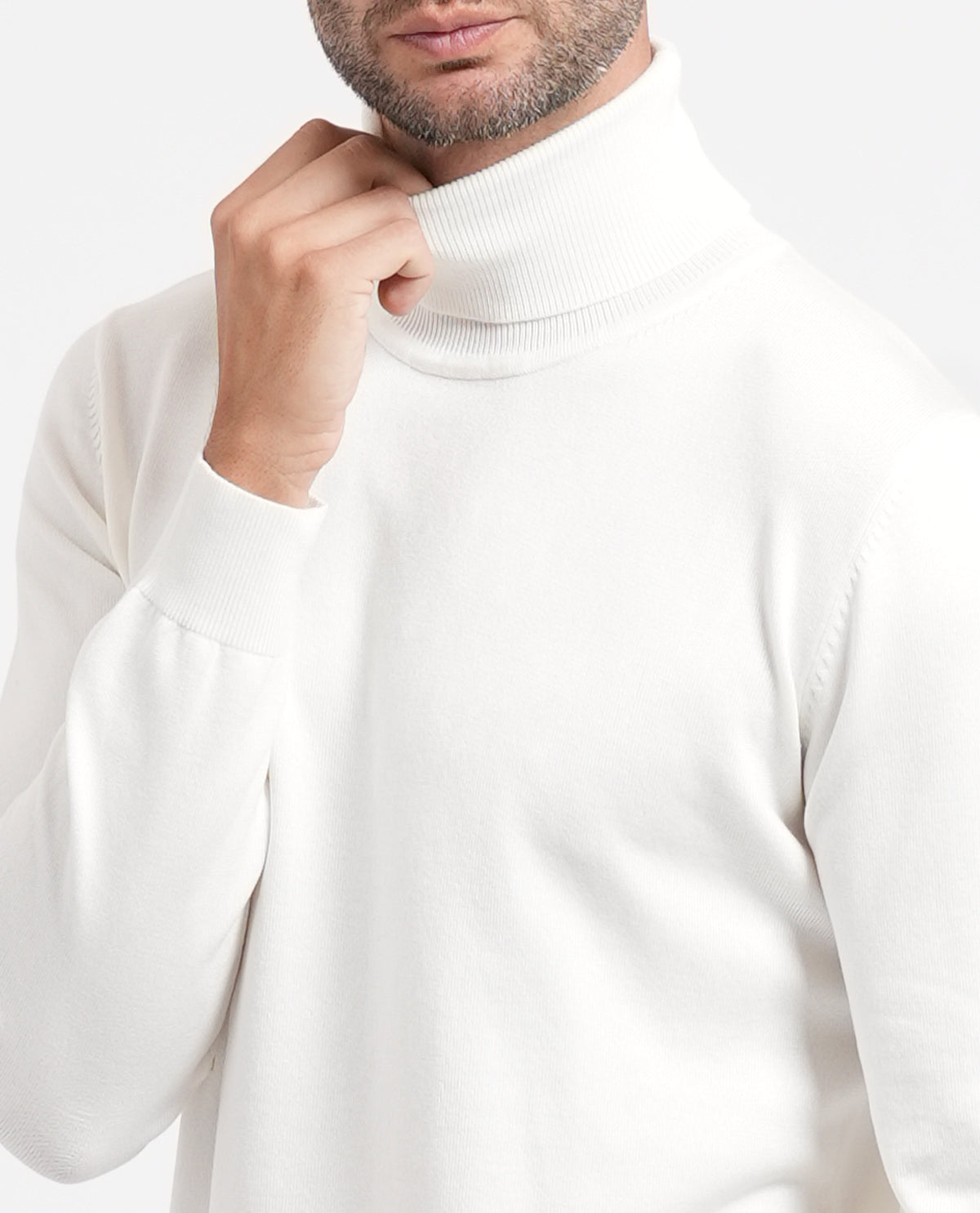 Maglione uomo Sette/Mezzo a collo alto 