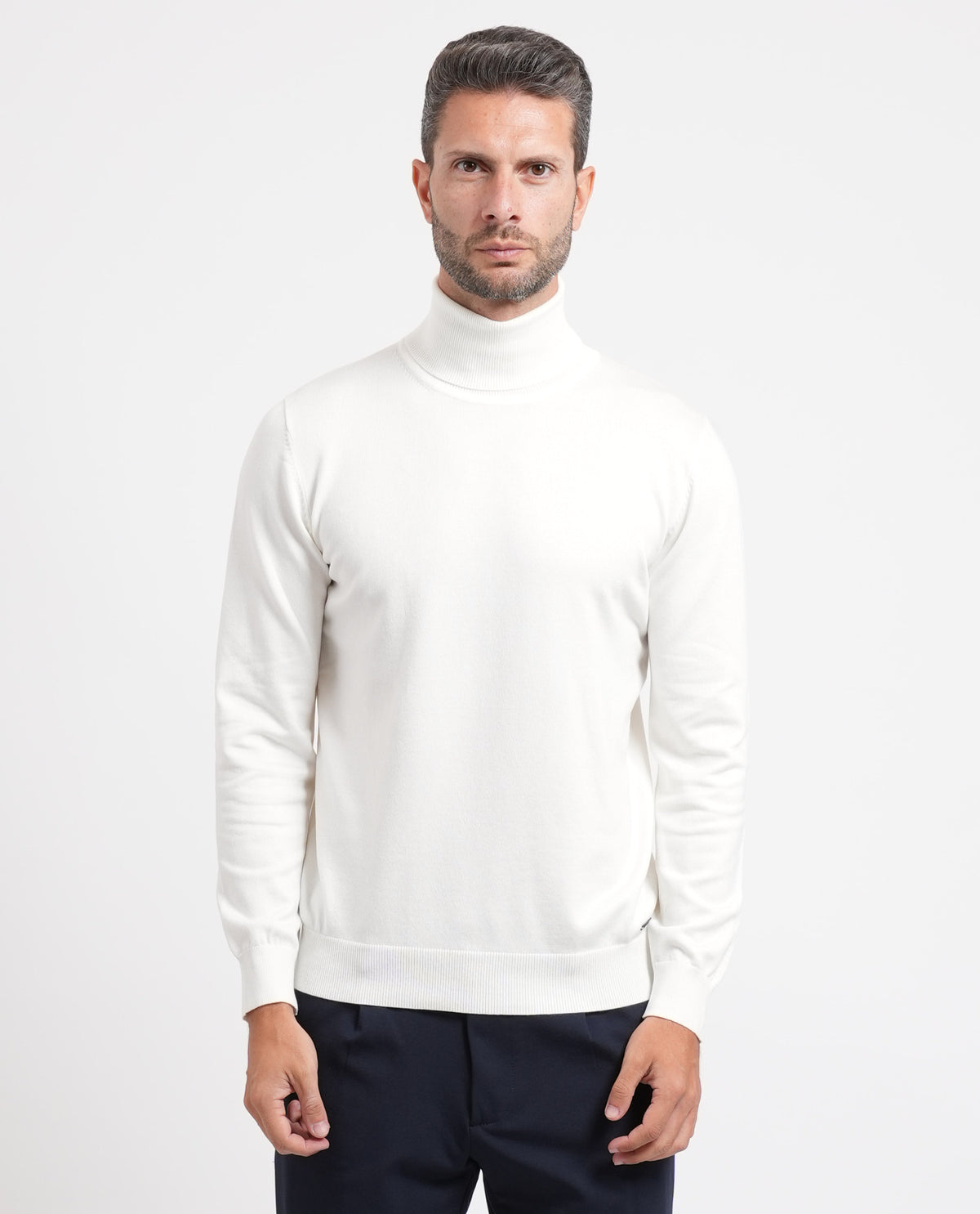 Maglione uomo Sette/Mezzo a collo alto 