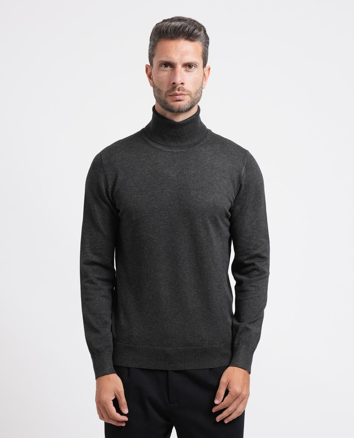 Maglione uomo Sette/Mezzo a collo alto 