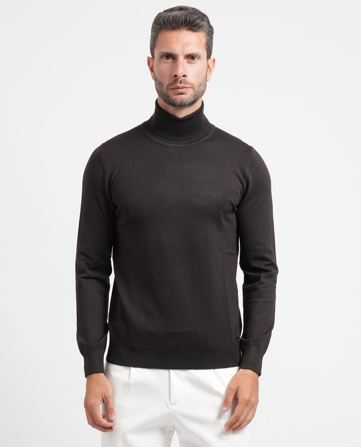 Maglione uomo Sette/Mezzo a collo alto 