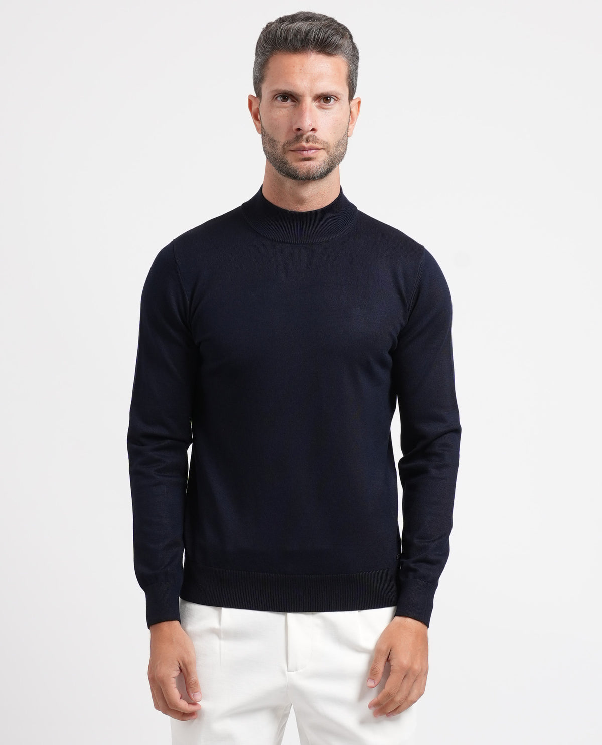 Maglione Sette/Mezzo uomo con mezzo collo 