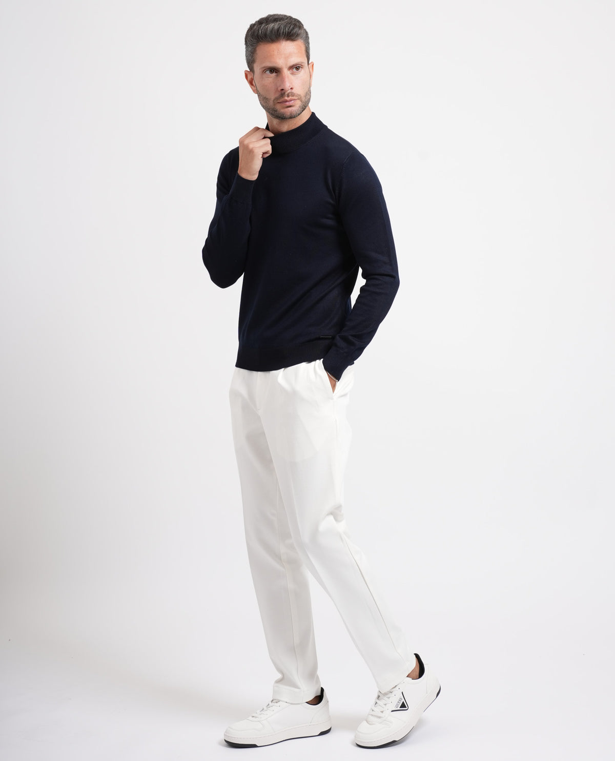 Maglione Sette/Mezzo uomo con mezzo collo 