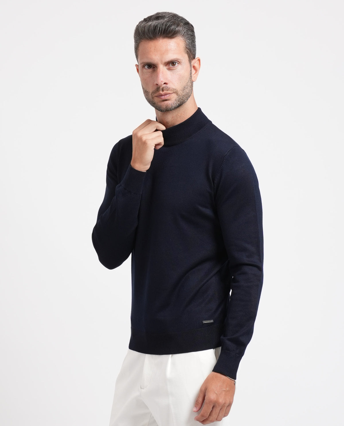 Maglione Sette/Mezzo uomo con mezzo collo 