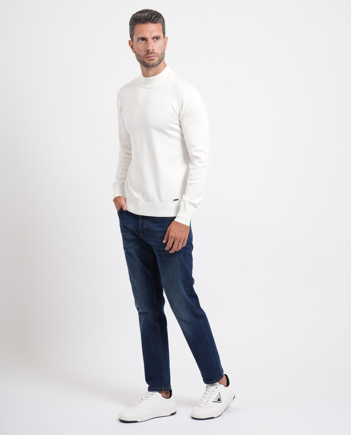 Maglione Sette/Mezzo uomo con mezzo collo 