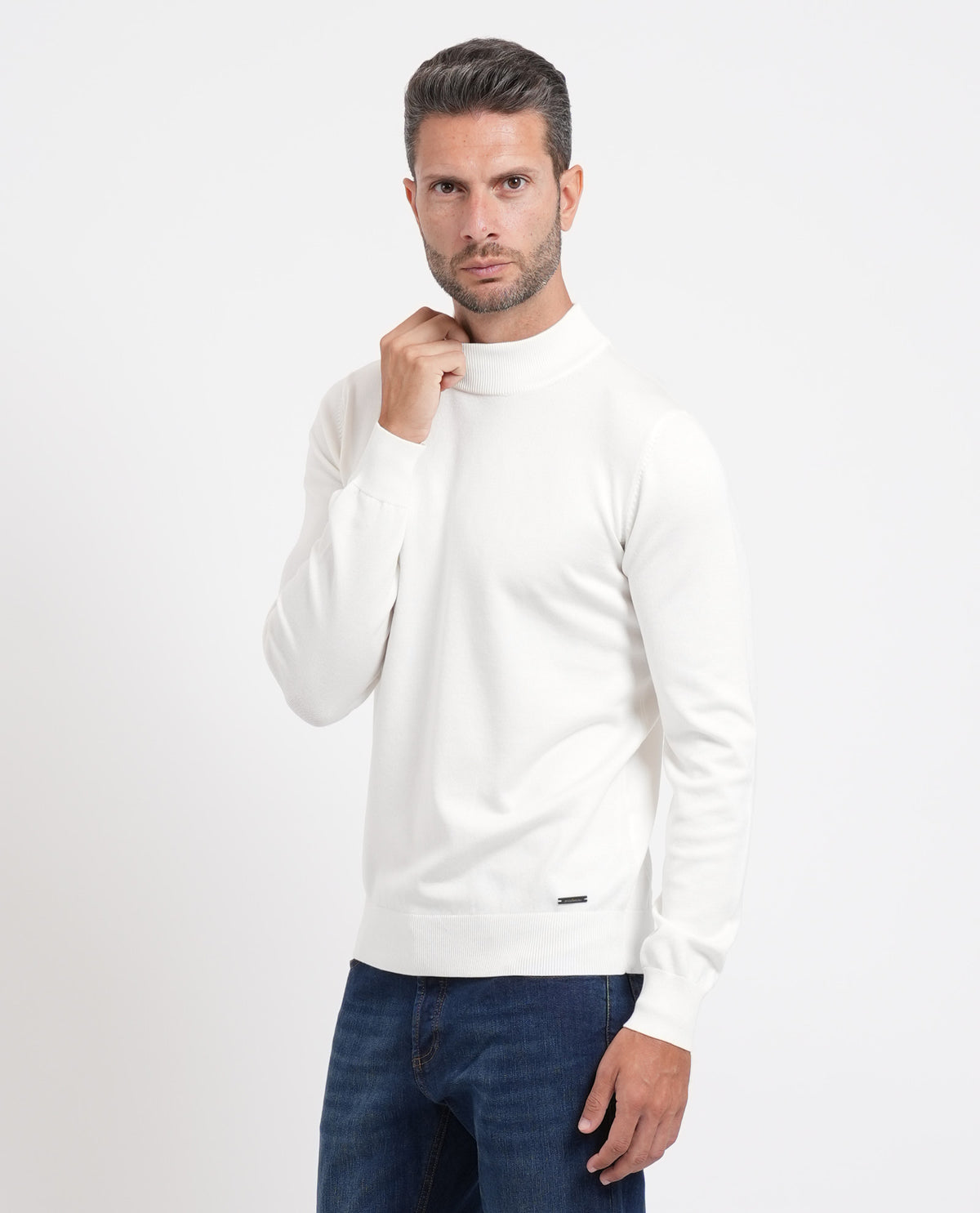 Maglione Sette/Mezzo uomo con mezzo collo 