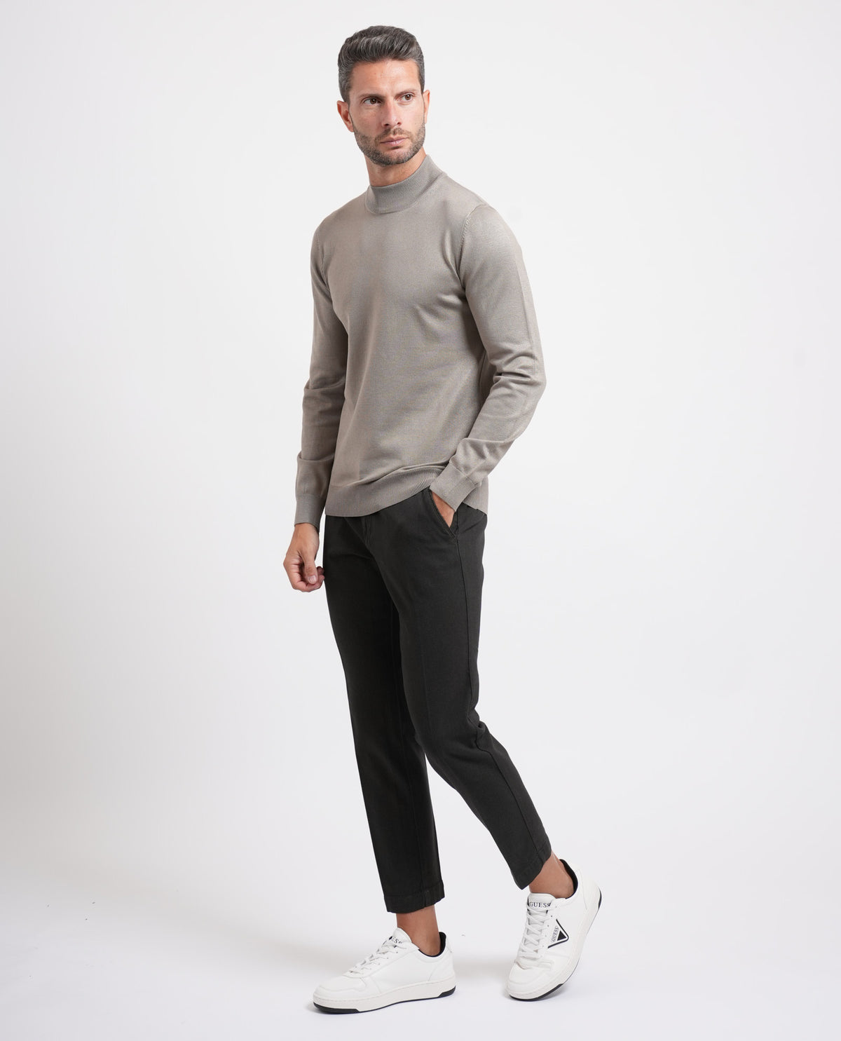 Maglione Sette/Mezzo uomo con mezzo collo 