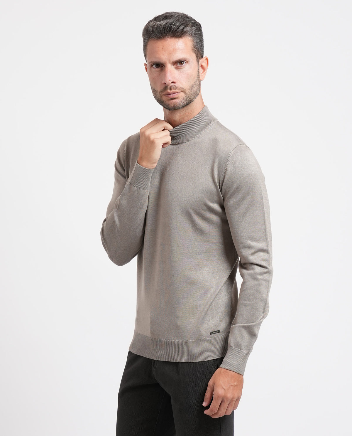 Maglione Sette/Mezzo uomo con mezzo collo 