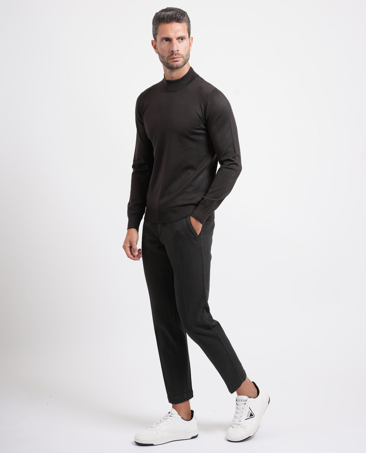 Maglione Sette/Mezzo uomo con mezzo collo 