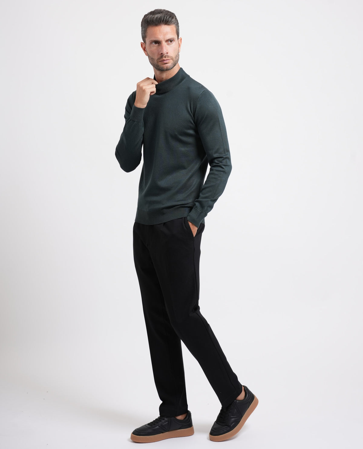 Maglione Sette/Mezzo uomo con mezzo collo 