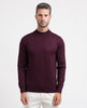 Seven/Half-zip men's sweater with a mock neck