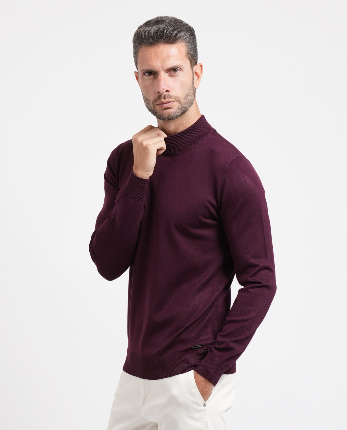 Maglione Sette/Mezzo uomo con mezzo collo 