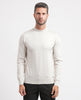 Seven-and-a-half men's sweater with mock neck