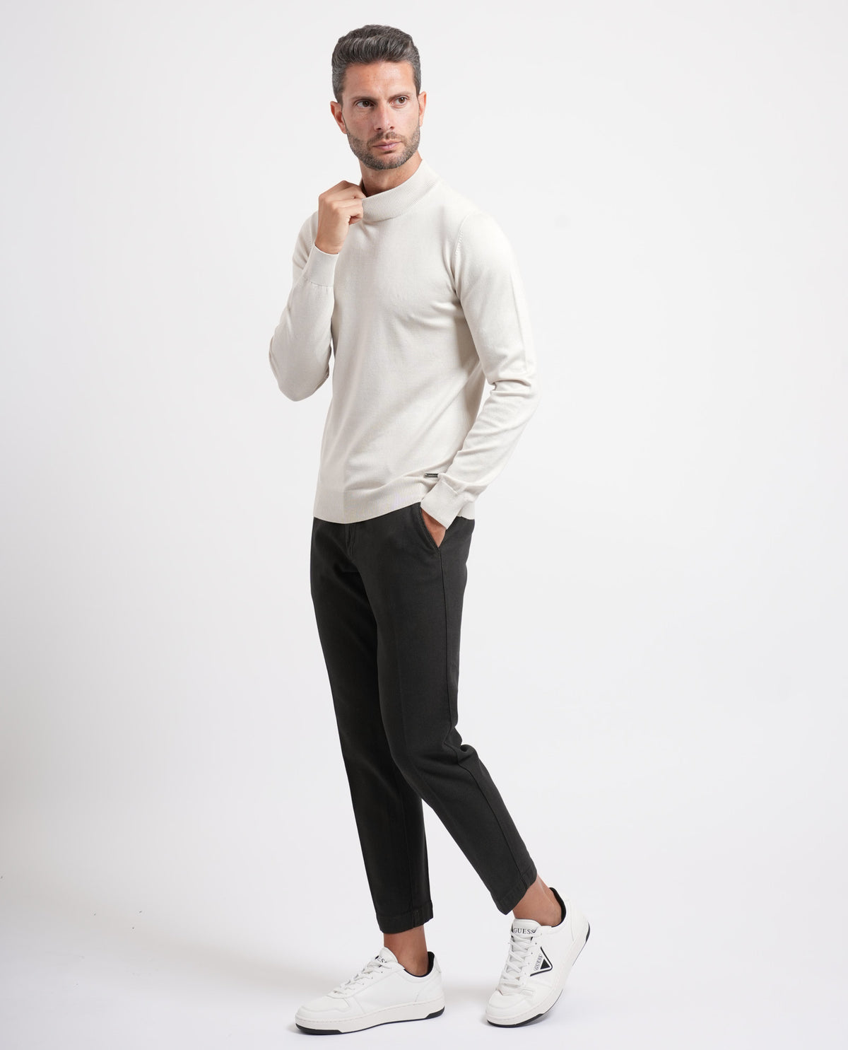 Maglione Sette/Mezzo uomo con mezzo collo 