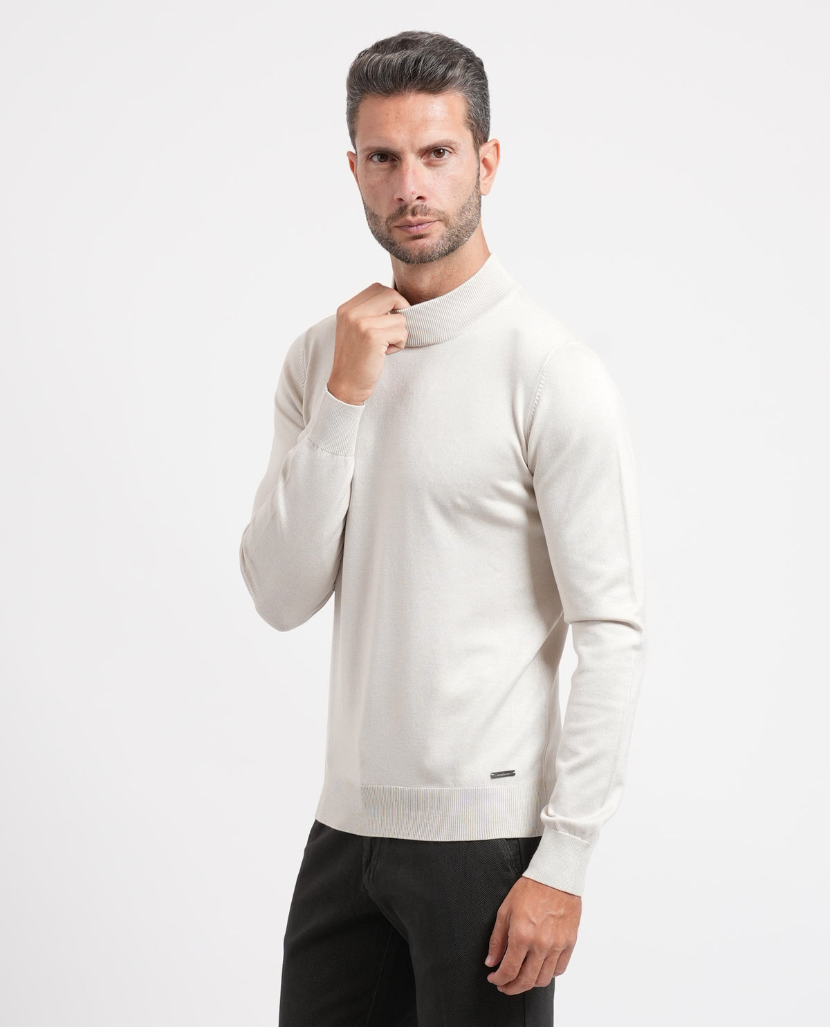 Maglione Sette/Mezzo uomo con mezzo collo 