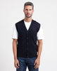 Sette/Mezzo men's sleeveless cardigan