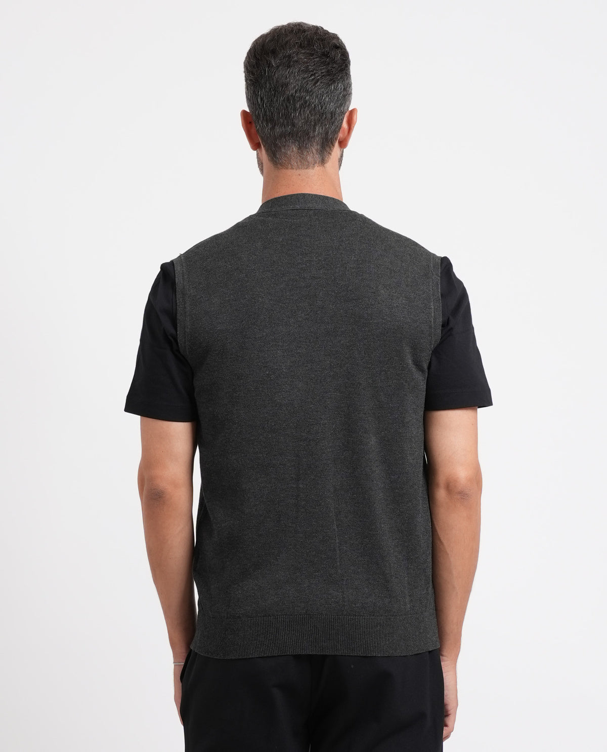 Cardigan uomo Sette/Mezzo smanicato 