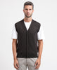 Men's Sette/Mezzo sleeveless cardigan