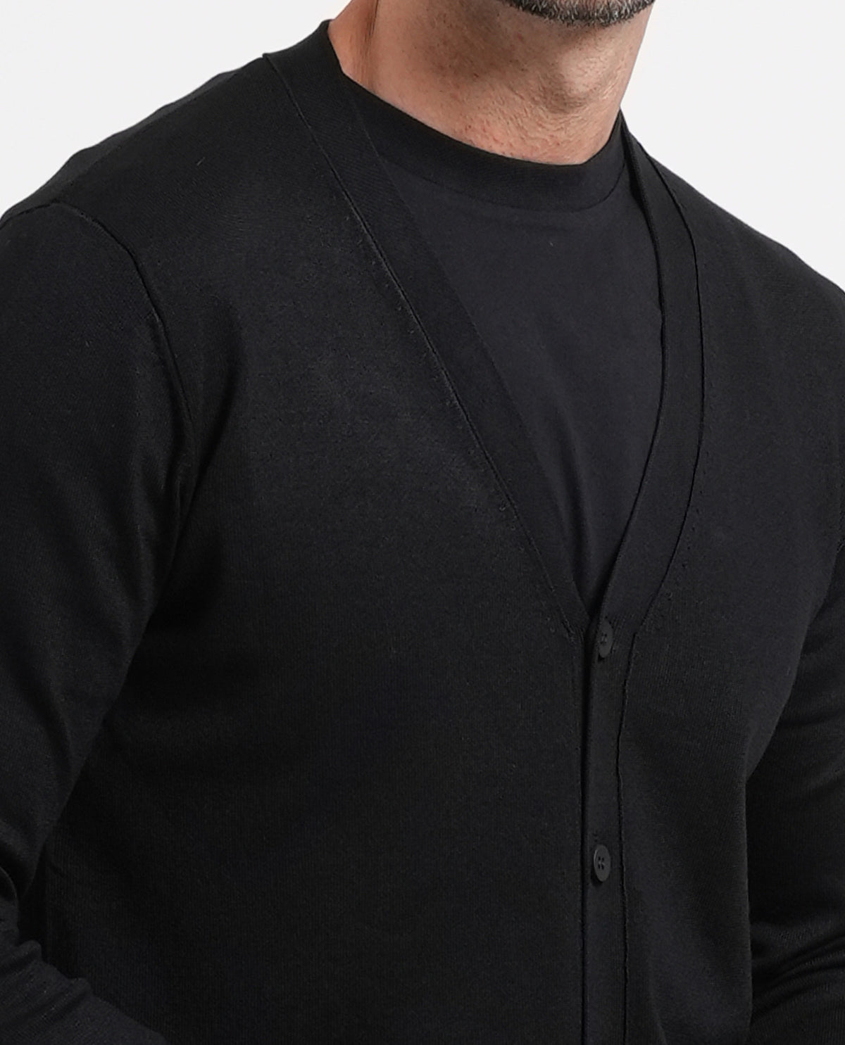 Cardigan uomo Sette/Mezzo con bottoni 