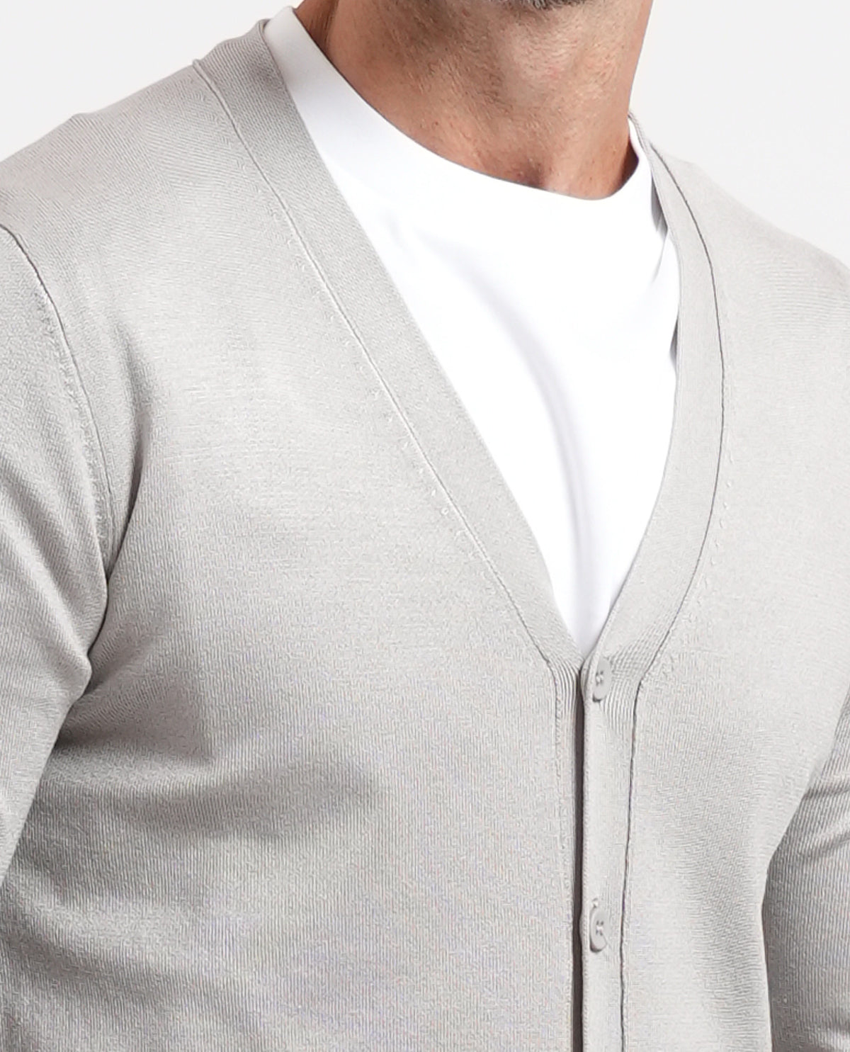 Cardigan uomo Sette/Mezzo con bottoni 