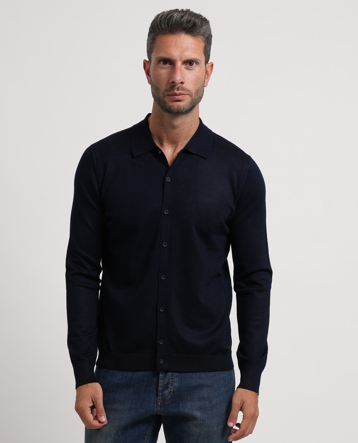 Cardigan uomo Settemezzo con bottoni 