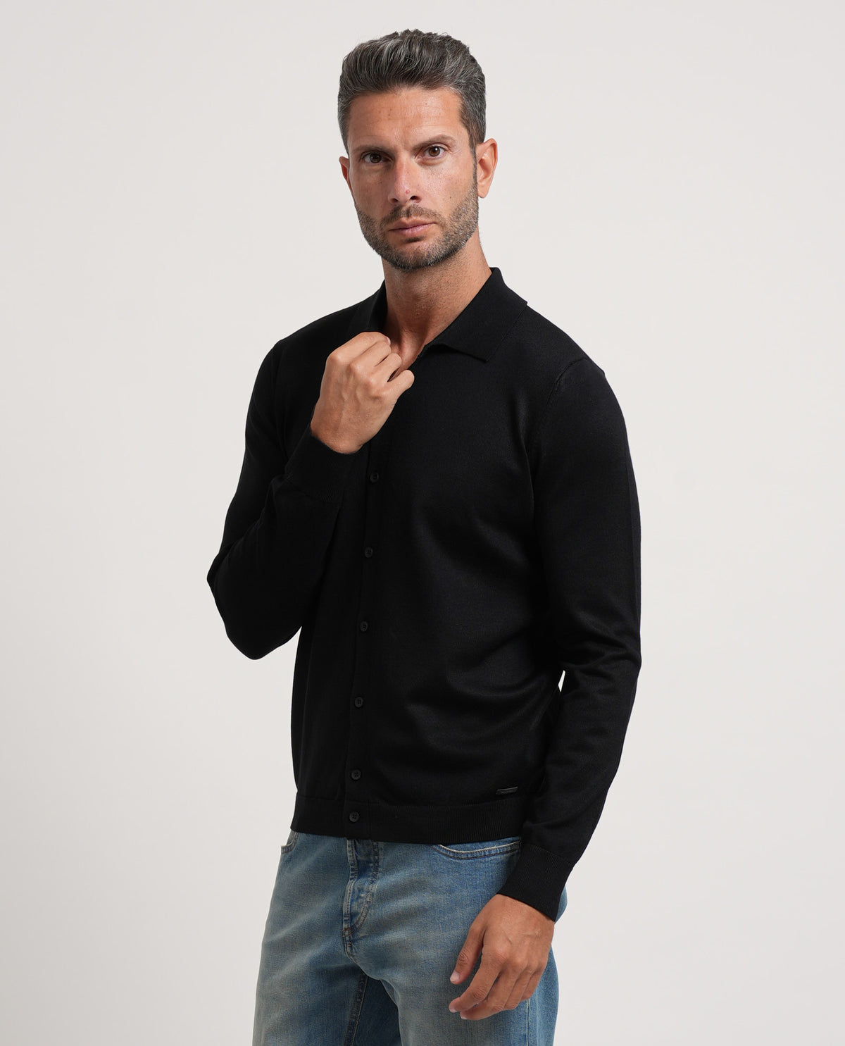 Cardigan uomo Settemezzo con bottoni 