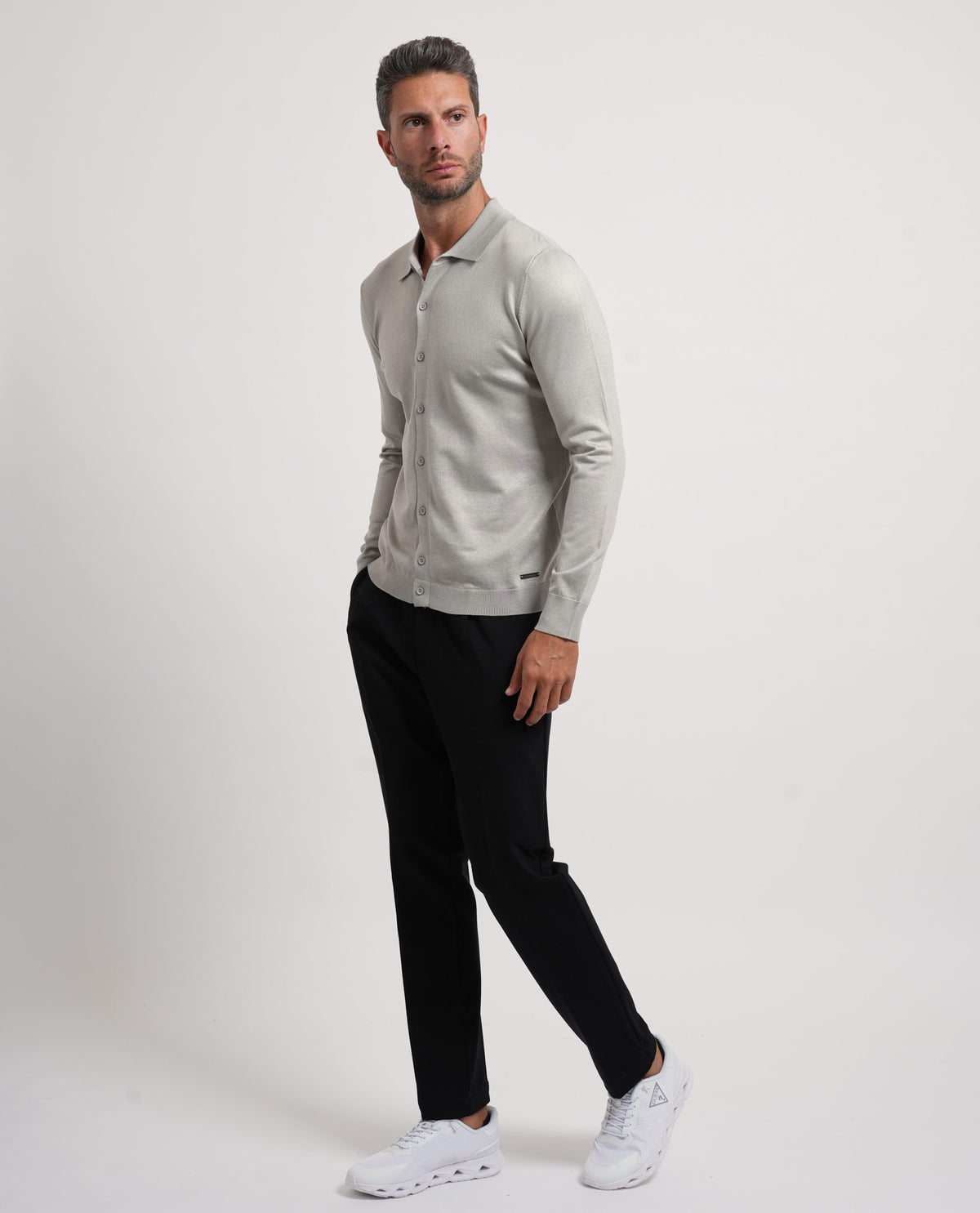Cardigan uomo Settemezzo con bottoni 