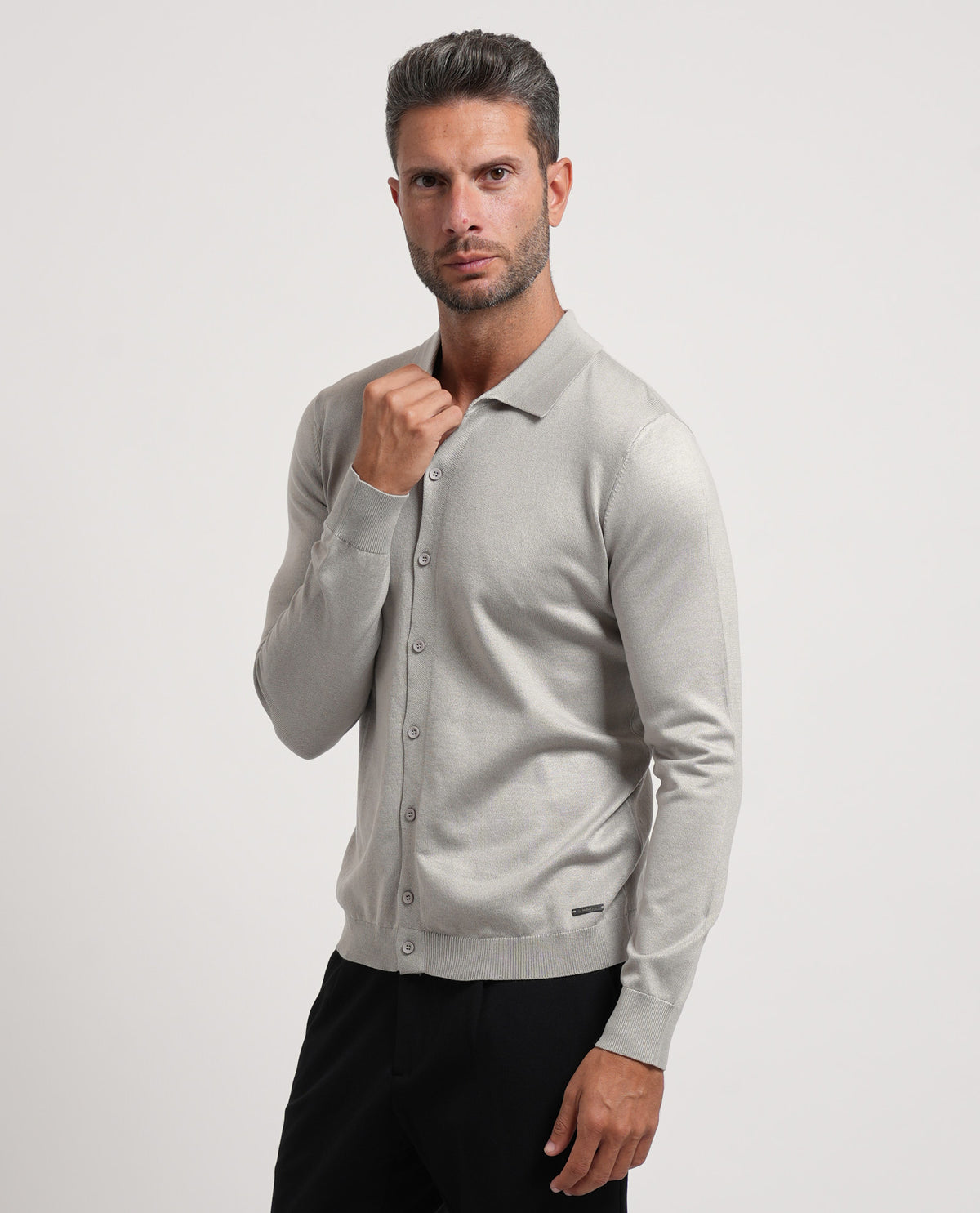 Cardigan uomo Settemezzo con bottoni 
