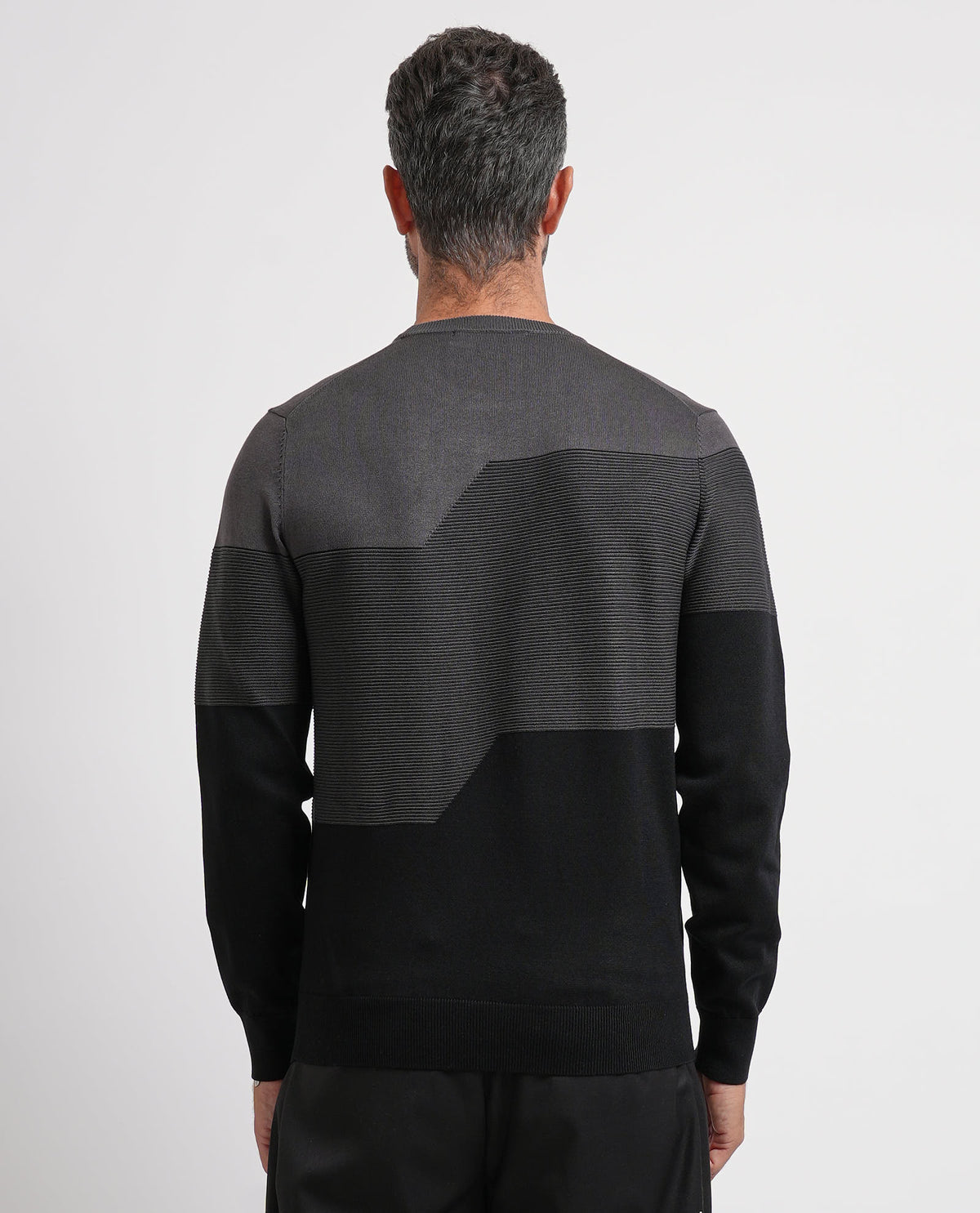 Maglione uomo Settemezzo color block 