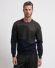 Settemezzo men's color-block sweater