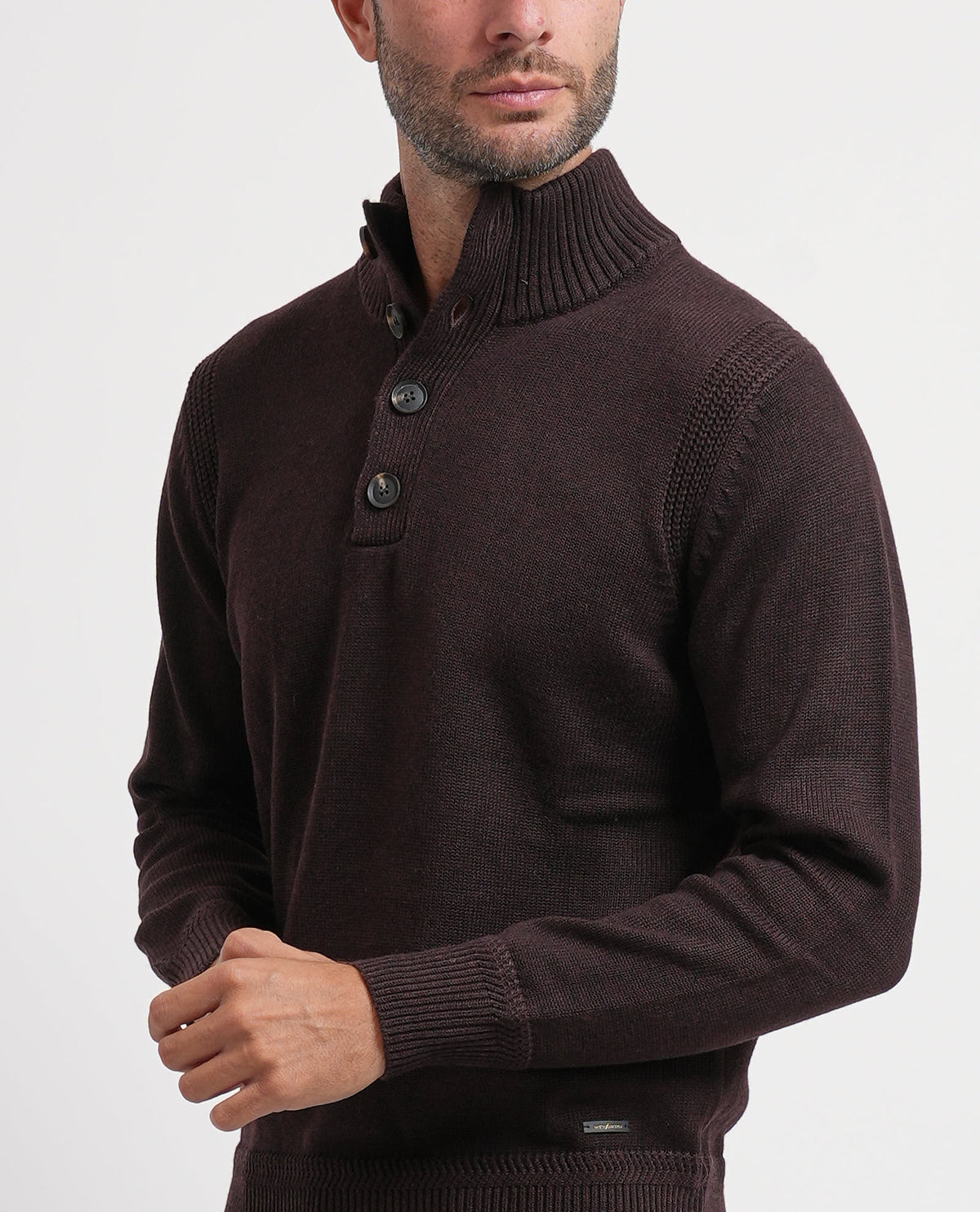 Maglione uomo Settemezzo con bottoni 