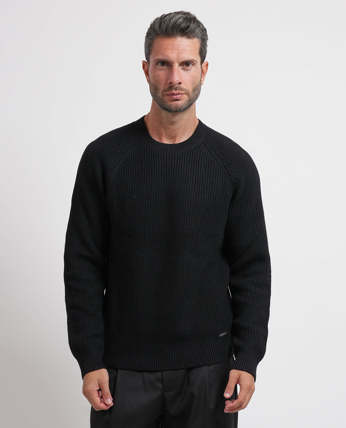 Maglione uomo Settemezzo con tramatura 