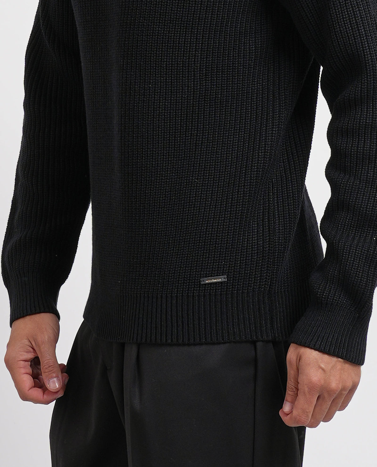 Maglione uomo Settemezzo con tramatura 