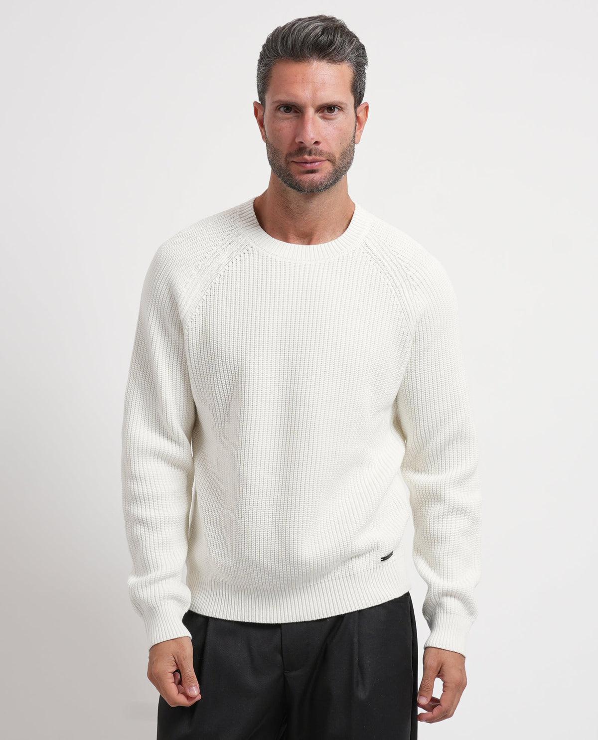 Maglione uomo Settemezzo con tramatura 