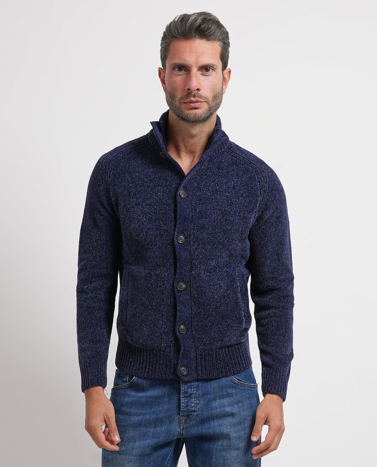 Cardigan uomo Settemezzo con bottoni 