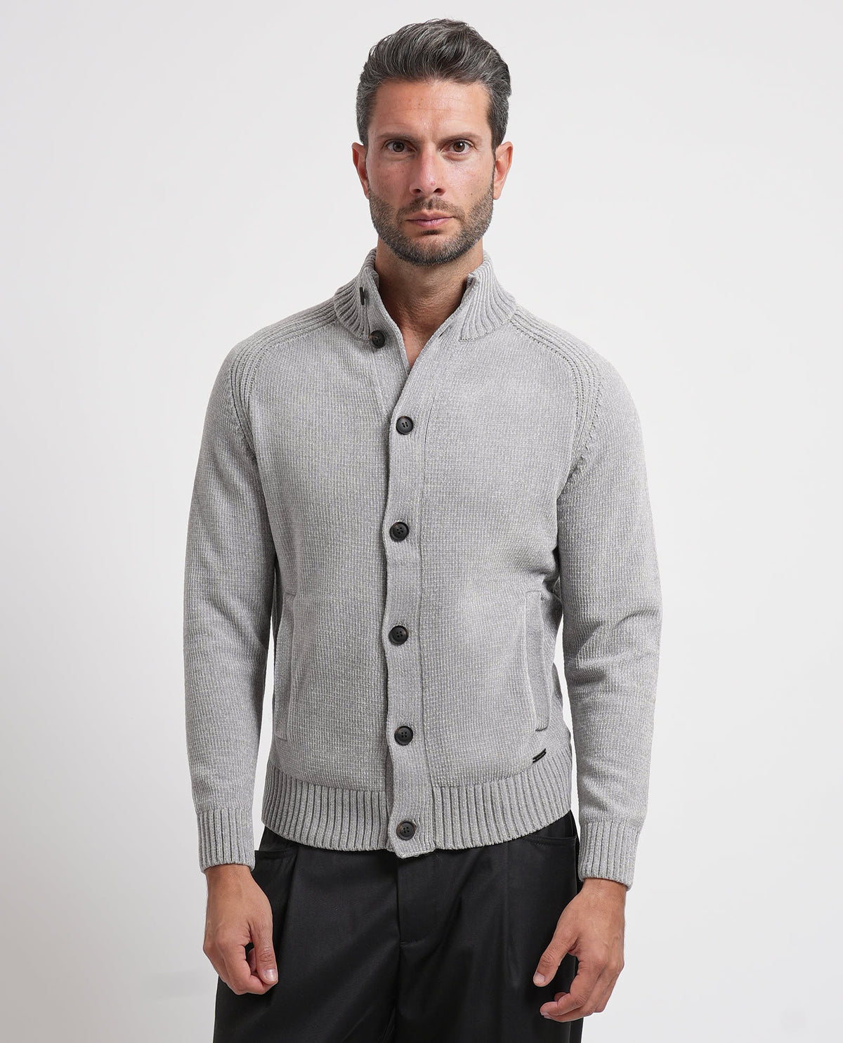 Cardigan uomo Settemezzo con bottoni 
