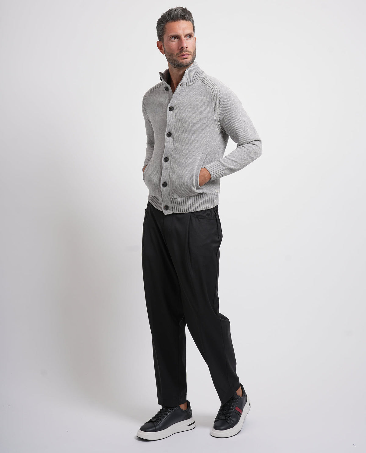 Cardigan uomo Settemezzo con bottoni 