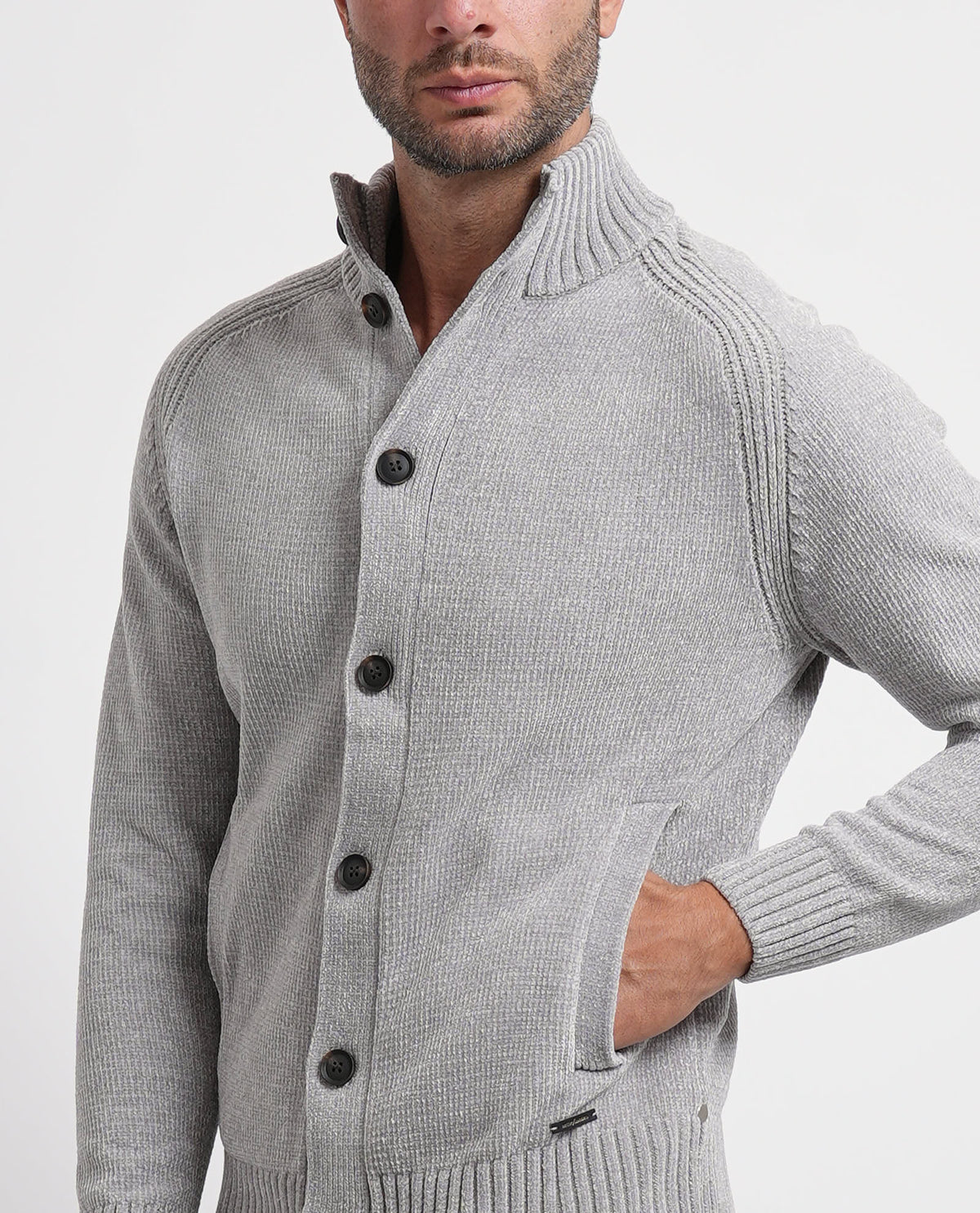 Cardigan uomo Settemezzo con bottoni 