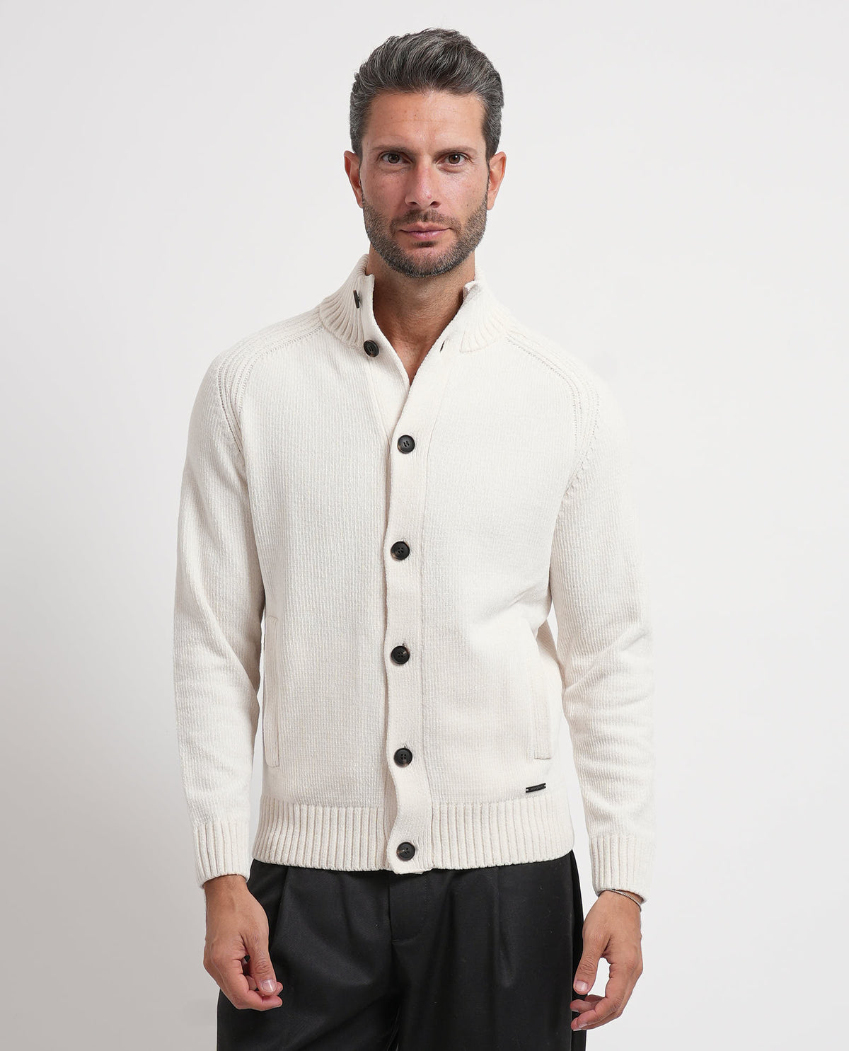 Cardigan uomo Settemezzo con bottoni 