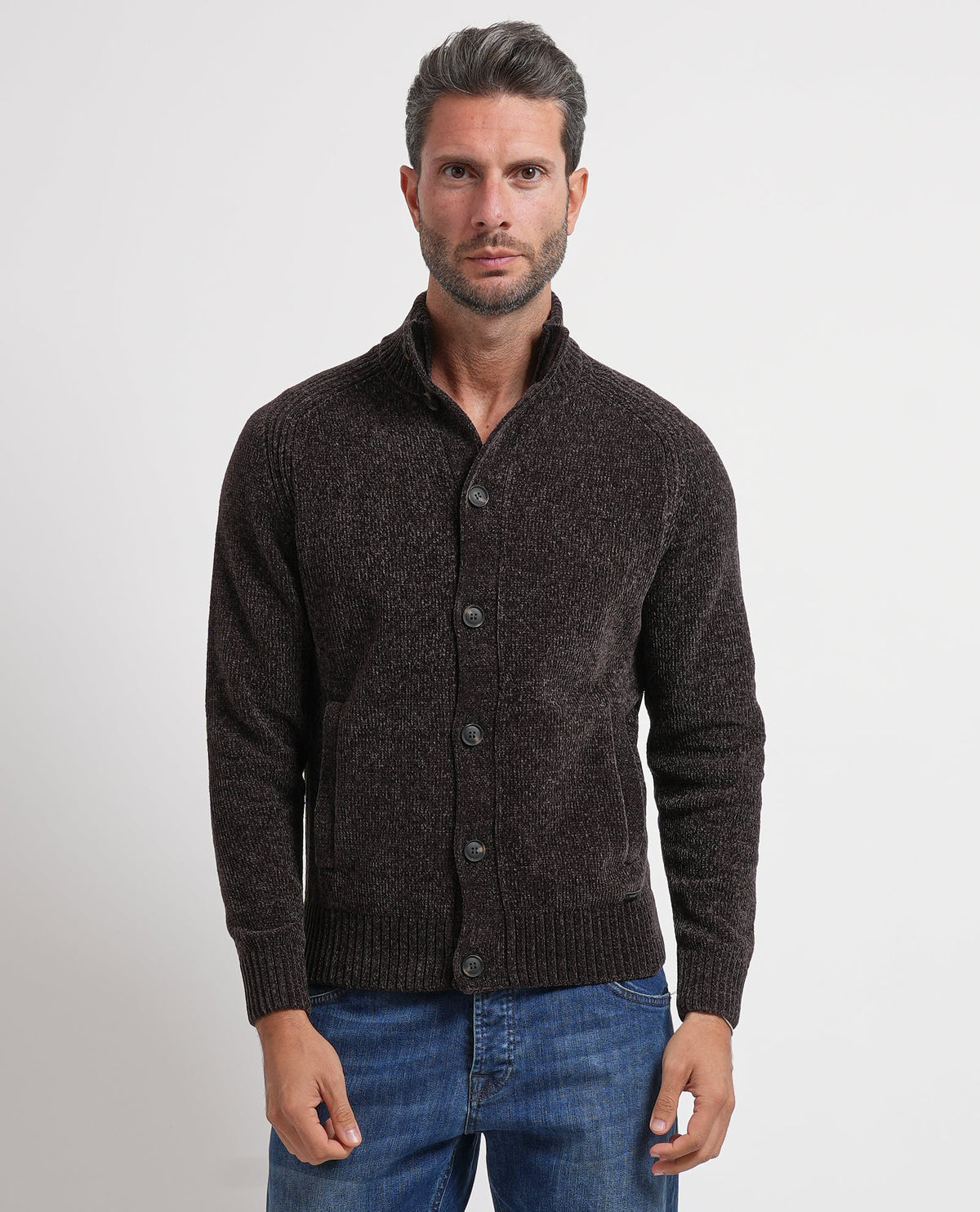 Cardigan uomo Settemezzo con bottoni 