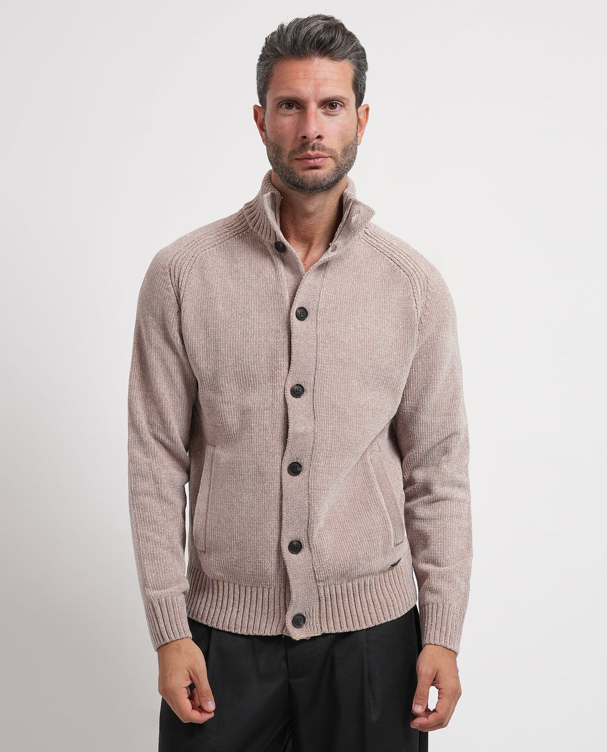 Cardigan uomo Settemezzo con bottoni 