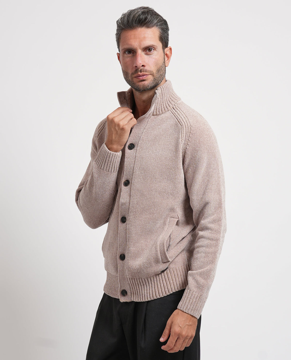 Cardigan uomo Settemezzo con bottoni 