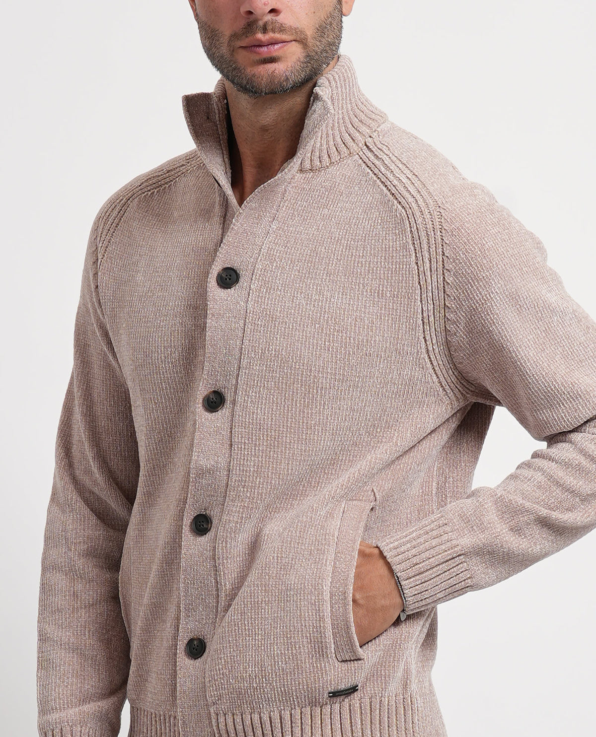 Cardigan uomo Settemezzo con bottoni 