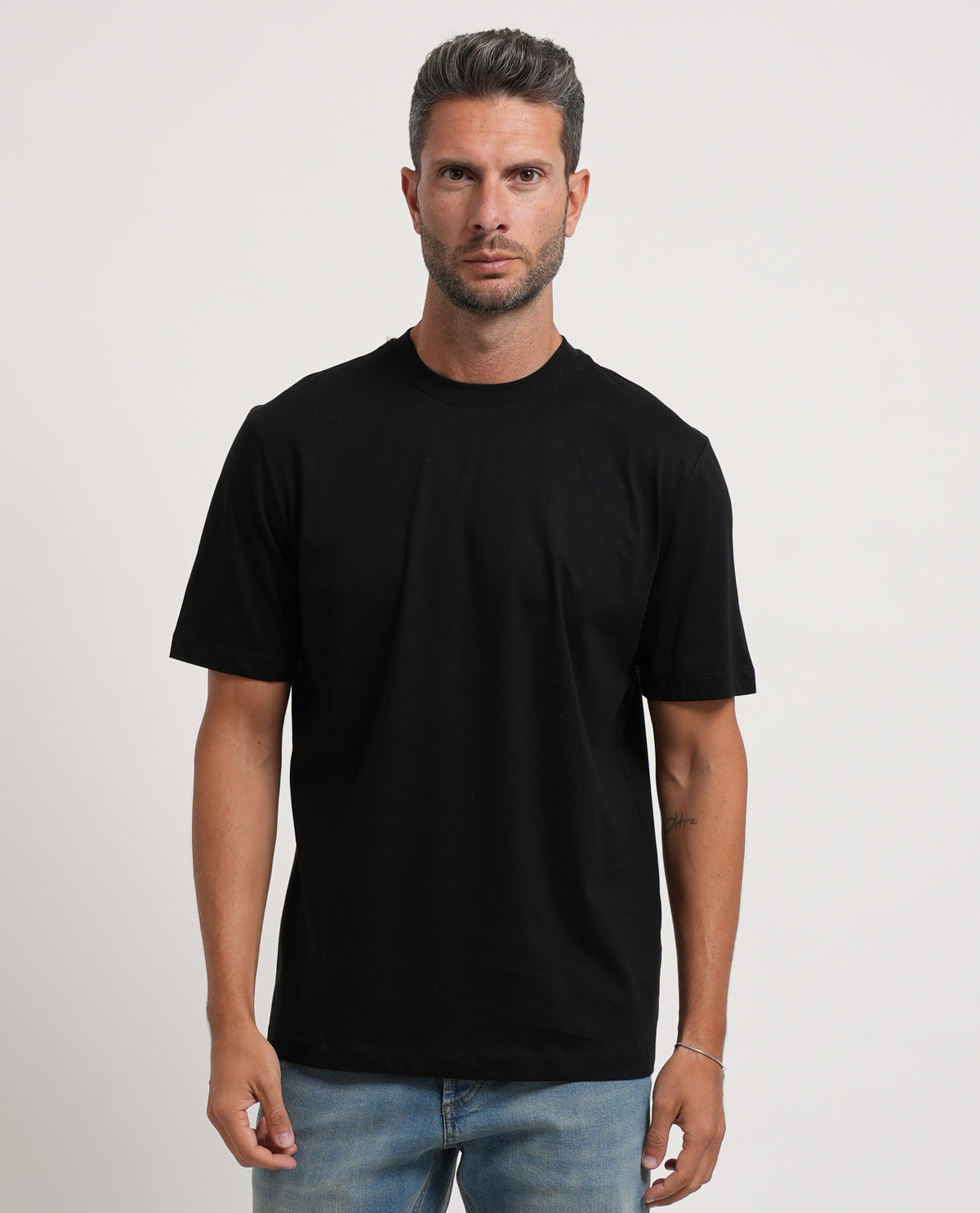 T-shirt uomo Settemezzo girocollo in cotone 