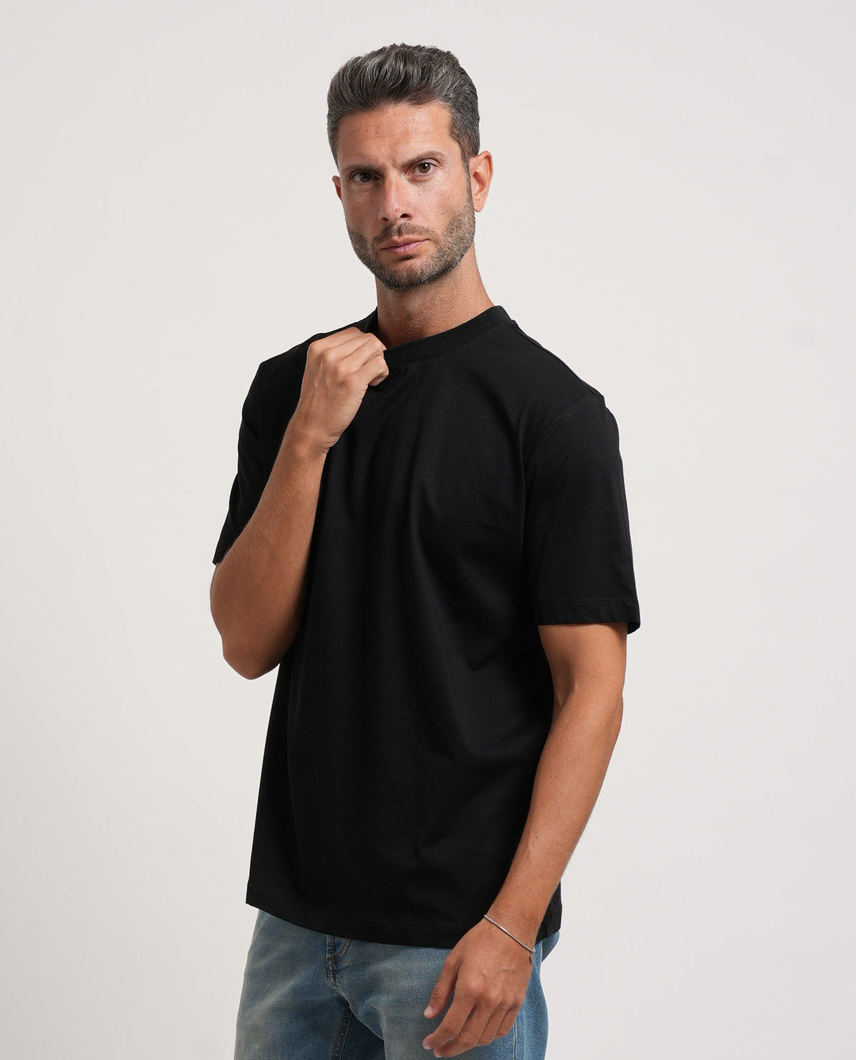 T-shirt uomo Settemezzo girocollo in cotone 