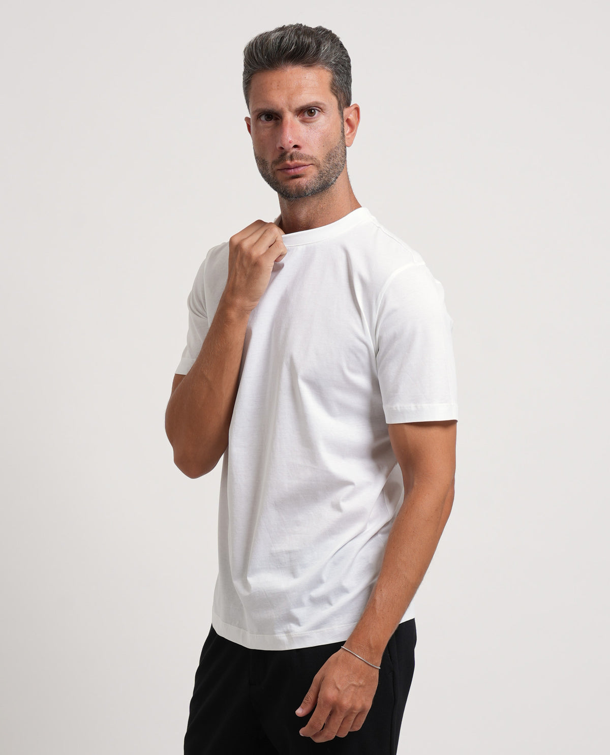 T-shirt uomo Settemezzo girocollo in cotone 