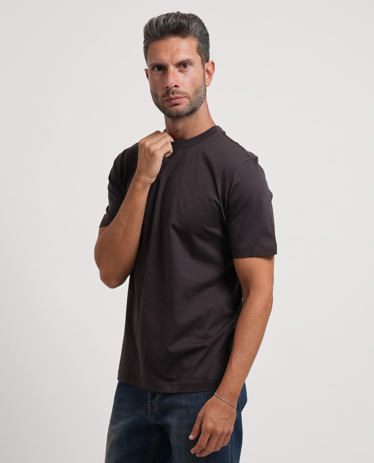 T-shirt uomo Settemezzo girocollo in cotone 